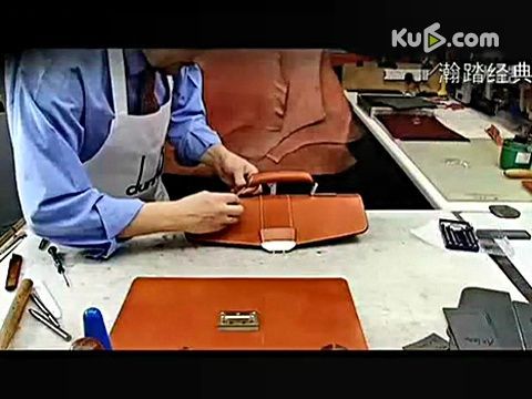 登喜路皮箱的制作过程 纯手工制作工艺 皮包经典漂亮 技术高手 在线